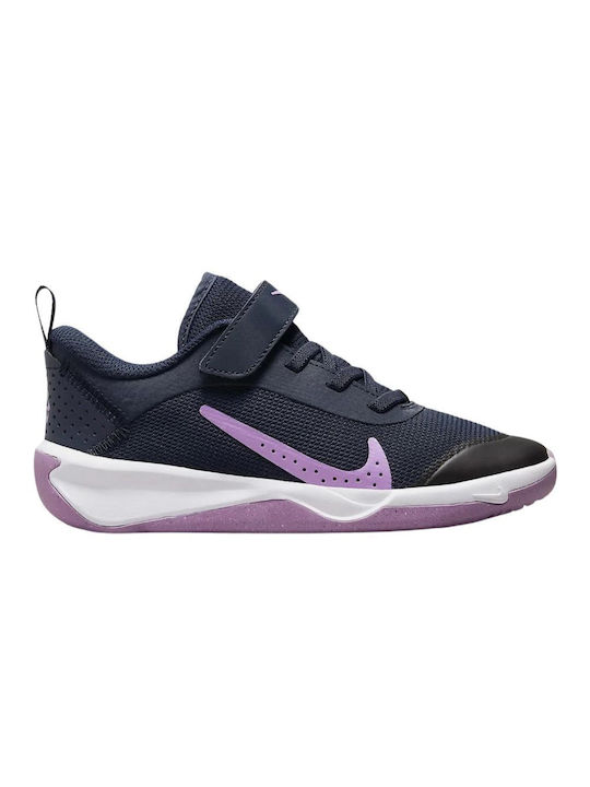 Nike Omni Multi-court Kids Sports Shoes with Laces Blue