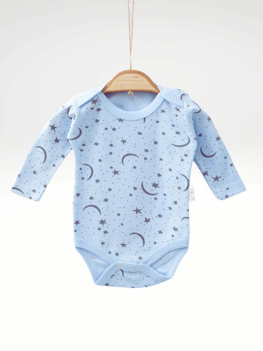 Nayinom Baby Bodysuit Set Long-Sleeved with Pants Blue