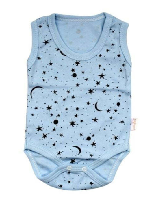 Nayinom Baby Bodysuit Set Sleeveless with Pants Blue