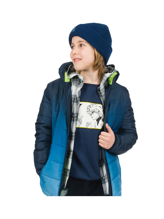 Energiers Kids Quilted Jacket Short with Hood Maren