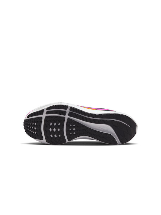 Air Zoom Pegasus 40 Sport Shoes Running Black / Laser Orange / White / Hyper Violet