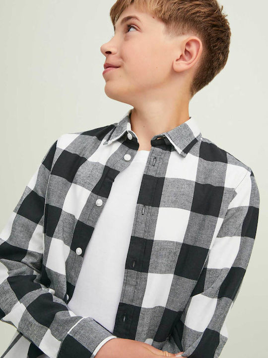 Jack & Jones Kids Checked Shirt White