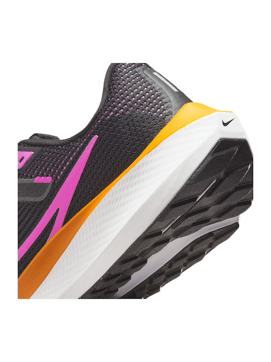 Air Zoom Pegasus 40 Sport Shoes Running Black / Laser Orange / White / Hyper Violet