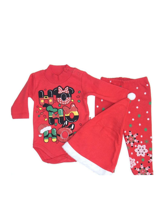 Pabbuc Baby Set Red Onesie