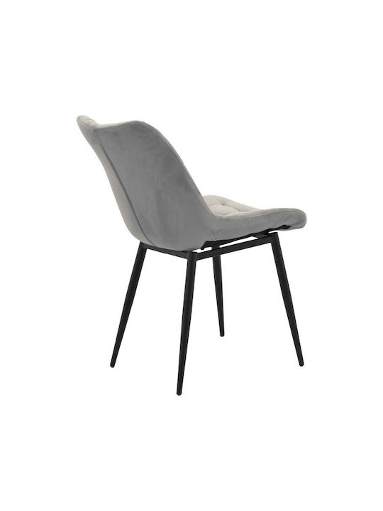 Vittorio Dining Room Velvet Chair Anthracite 46x62x80cm