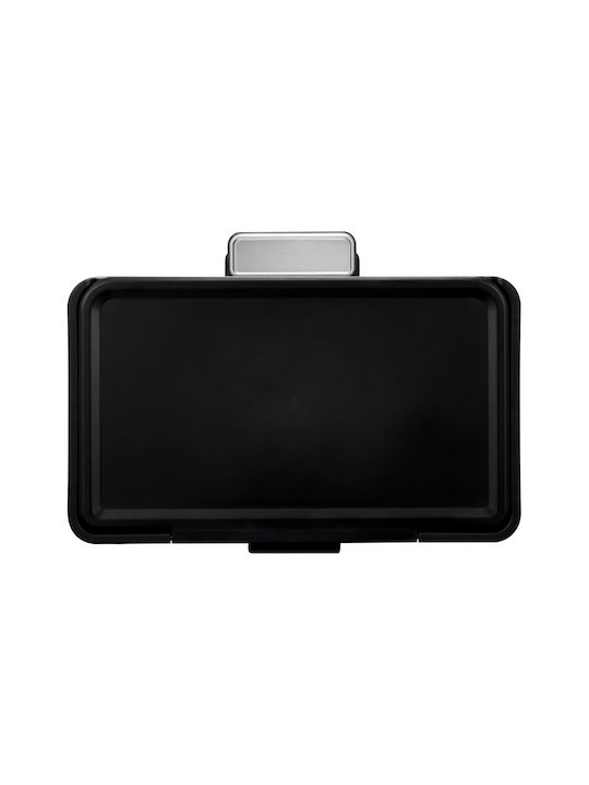 Eko Coș Essential De Gunoi Din Oțel Inoxidabil Cu Pedală Negru 9lt