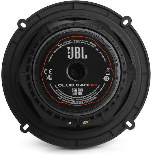JBL Set Auto-Lautsprecher Club3_64csq 6.5" mit 95W RMS (Tieftöner)