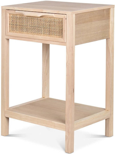 Комод Дървен Бежов 40x30x60см
