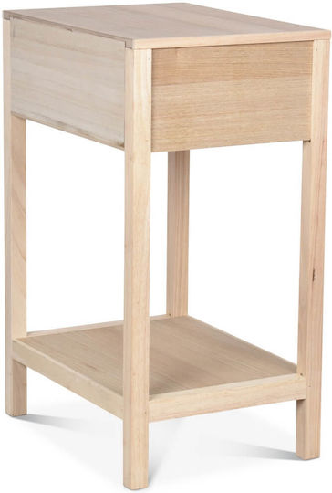 Комод Дървен Бежов 40x30x60см
