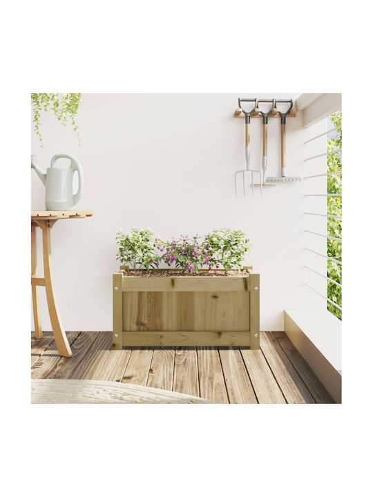 vidaXL Planter Box Wooden Brown 60x31x31cm.