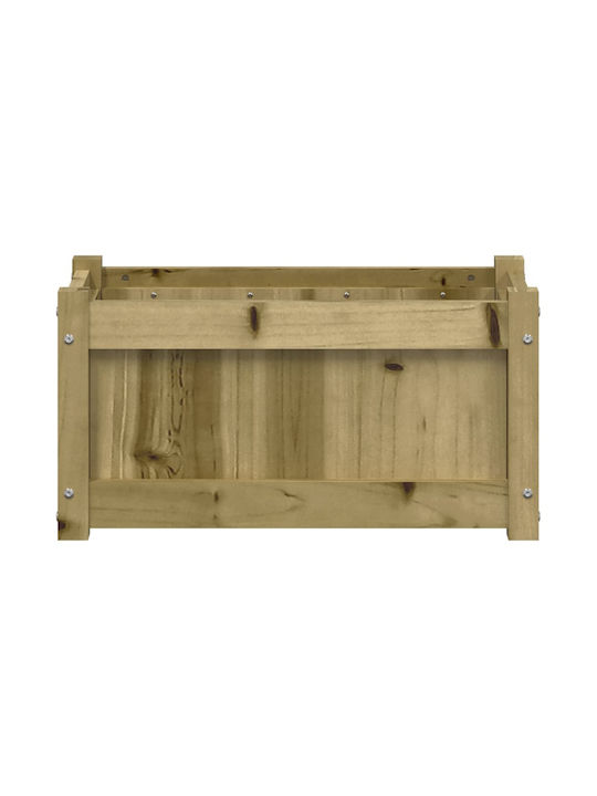 vidaXL Planter Box Wooden Brown 60x31x31cm.