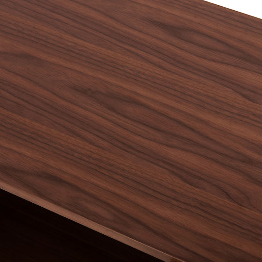 Suport TV din Lemn Hudson Walnut & Dark Grey L180xW40xH50cm