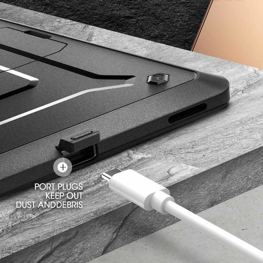 Supcase Unicorn Beetle Pro Flip Cover Μαύρη (Galaxy Tab S9+ Plus 12.4 X810 / X816B)