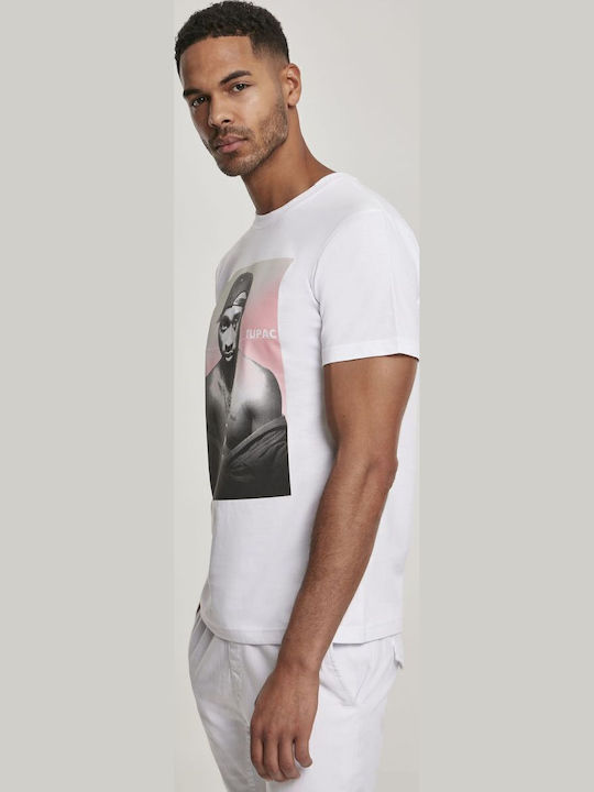 Mister Tee T-shirt Λευκό Βαμβακερό Mister Tee T-shirt Λευκό Βαμβακερό