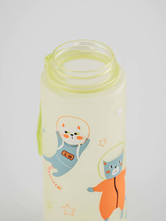 Equa Wasserflasche Kunststoff 600ml Gelb
