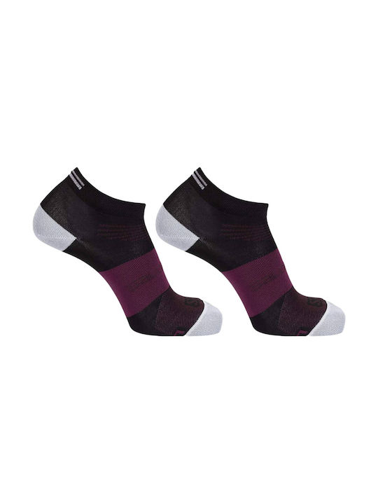 Salomon Sonic Running Socks Purple 1 Pair