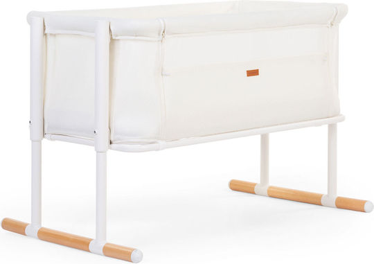 Childhome Люлка Evolux с Матрак и Странично Отваряне Natural White
