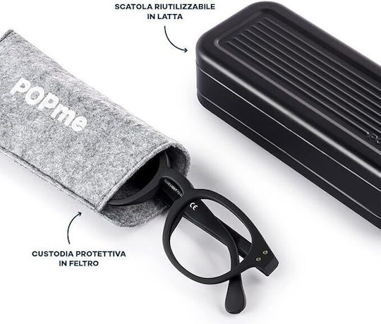PopMe Lesebrille +3.00 Black Licorice