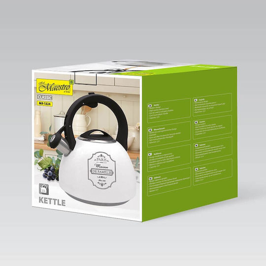 Maestro Τσαγιέρα Ανοξείδωτη 2500ml