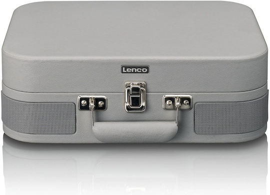 Lenco TT-116 TT-116GR Βαλιτσάκι Πικάπ με Belt Drive, Προενίσχυση και Ενσωματωμένα Ηχεία Γκρι