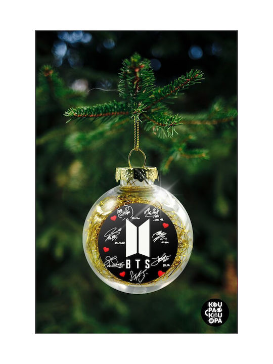 Bts Signs Weihnachtshänger Kugel Ornament Plastik Durchsichtig 8cm