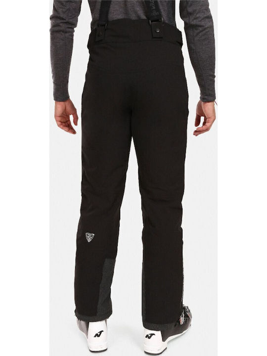 Kilpi UM0405KI-BLK Pantaloni de schi și snowboard pentru bărbați Ski & Snowboard Coajă moale Negru