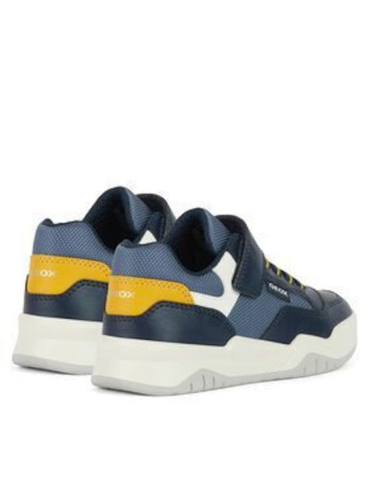 Geox Παιδικά Sneakers J Perth Ανατομικά Navy Μπλε