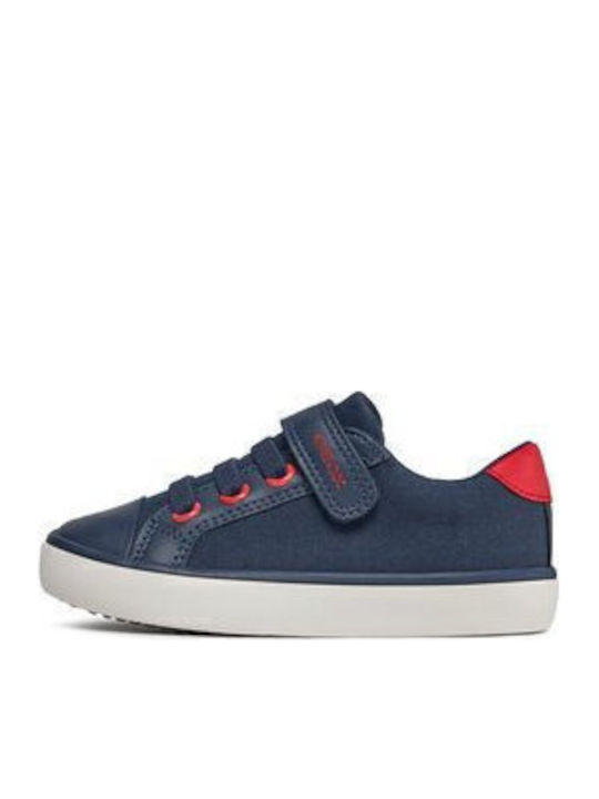 J Gisli Kids Sneakers Anatomic with Scratch Navy Blue