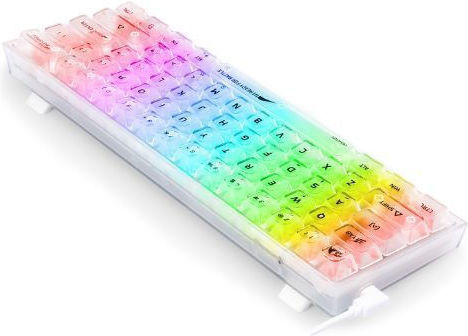 Redragon K617 FIZZ Gaming Mechanical Keyboard 60% with Custom Switches and RGB Lighting (English US) White CT