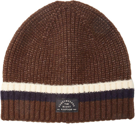 Beanie Unisex Beanie with Rib Knit Dark Oiive Melange