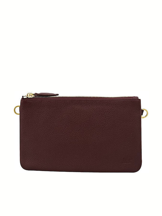 Leather Women's Bag Shoulder Burgundy