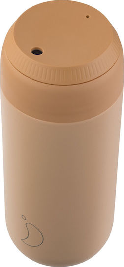 Chilly's Cup Series 2 Glass Thermos Stainless Steel BPA Free 500ml Orange