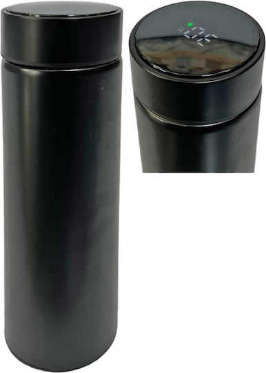 Μπουκάλι Θερμός Ανοξείδωτο BPA Free 500ml Μαύρο