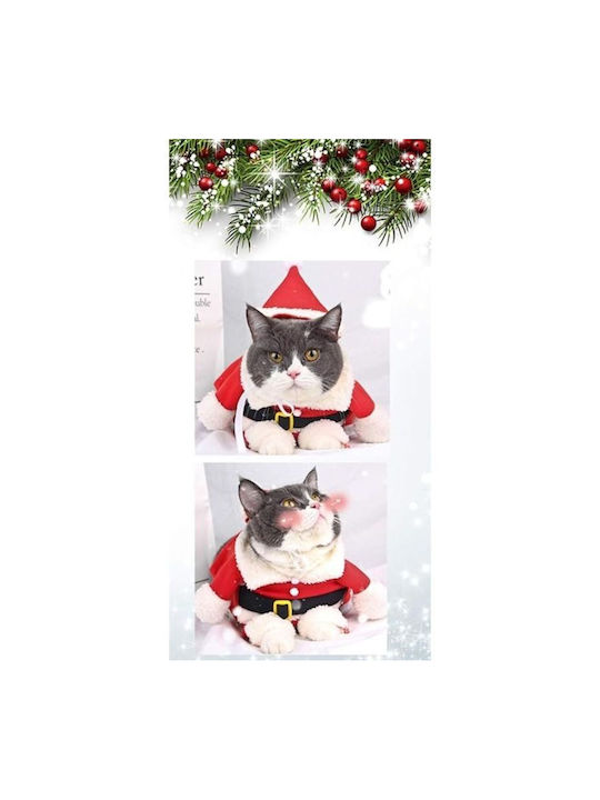 Animal Îmbrăcăminte Completă pentru Câini Crăciun în Culoare Roșu 25cm