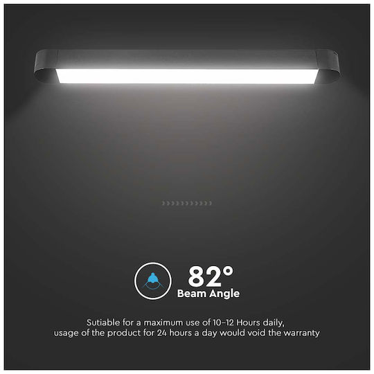 V-TAC LED Kommerzielle lineare Beleuchtung Leuchte Decke 22W Naturweiß IP20 B61.5xT2.6xH2.4cm