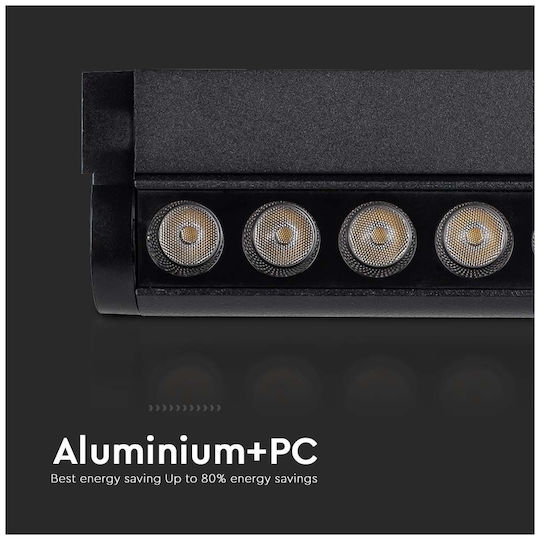 V-TAC LED Kommerzielle lineare Beleuchtung Leuchte Decke 5W Warmes Weiß IP20 B14.5xT5.2xH3.3cm