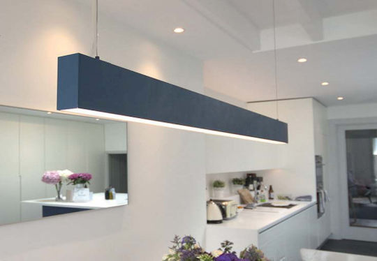 Aca Milo LED Lumina liniară Lumină Plafon 27W Alb cald IP20 cu Intensitate Reglabilă 100cm