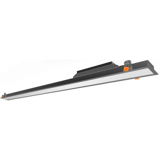 Geyer LED Γραμμικό Χωνευτό Φωτιστικό Οροφής 40W Φυσικό Λευκό IP20 με Ρυθμιζόμενη Ένταση Μ120xΒ5.5xΥ2.5εκ.