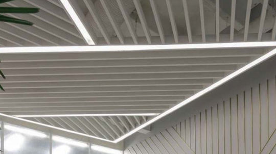 Aca LED Комерсиално Линейно Осветление Светило Стена 27W Неутрално бяло IP20 100см.