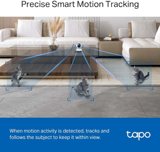 TP-LINK Tapo C220 v1 IP Surveillance Camera Wi-Fi Full HD+ 4MP with Two-Way Communication and Lens 4mm