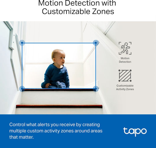TP-LINK Tapo C220 v1 IP Surveillance Camera Wi-Fi Full HD+ 4MP with Two-Way Communication and Lens 4mm