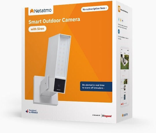 Netatmo Presence IP Κάμερα Παρακολούθησης Full HD+ 4MP Αδιάβροχη με Αμφίδρομη Επικοινωνία