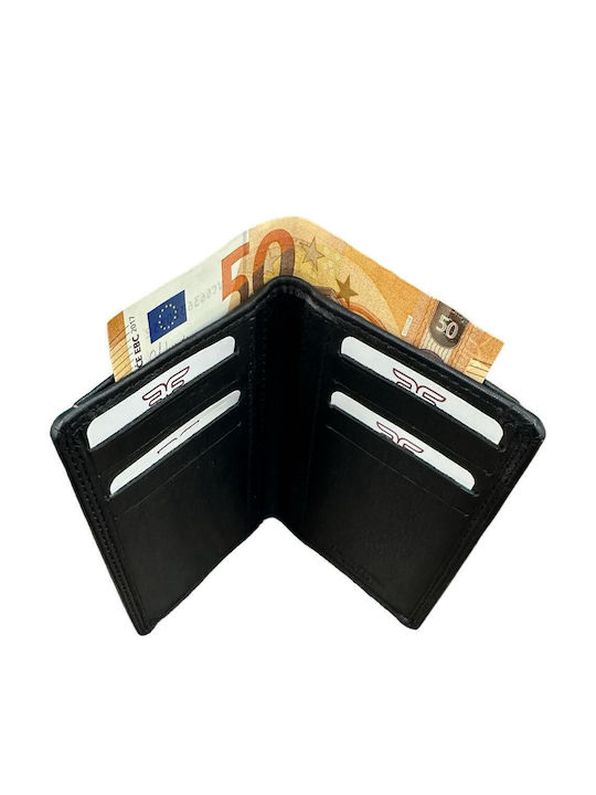 Δερμάτινο Ανδρικό Πορτοφόλι Καρτών Μαύρο