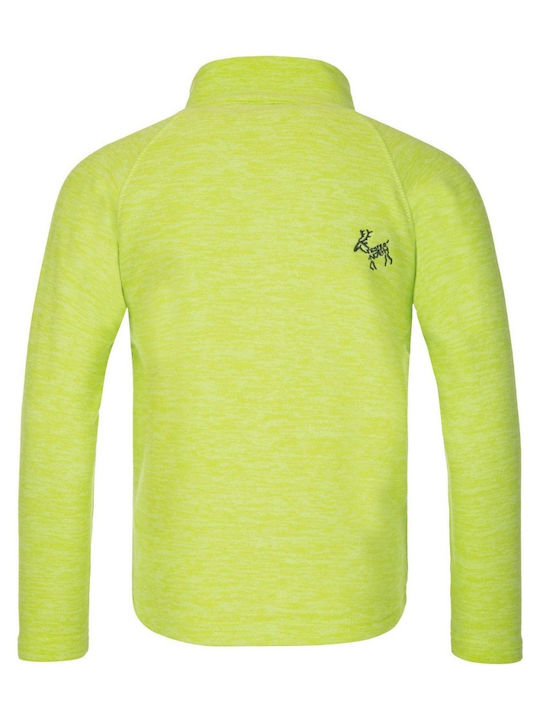 Kilpi Athletic Kids Sweatshirt Cardigan Fleece Green