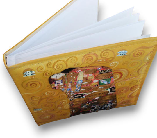 Artifact Album Embrace of Klimt 30 Pages Yellow made of Leatherette 24x24cm