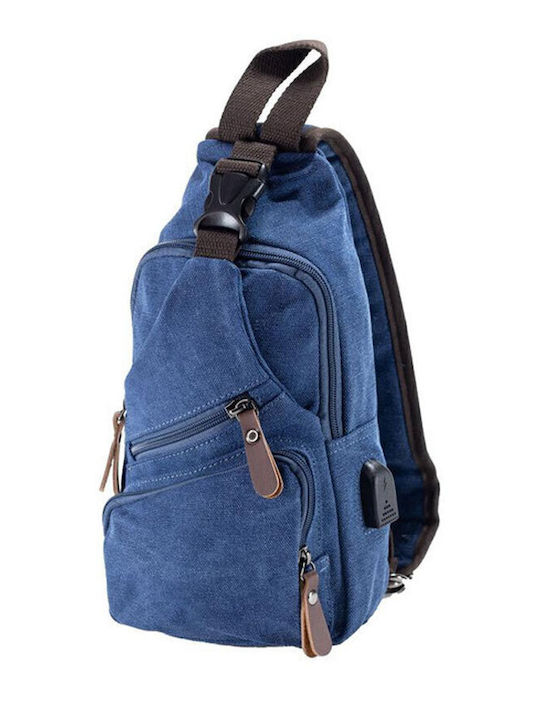 Geantă pentru bărbați De umăr / tip crossbody Albastră