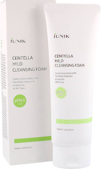 iUNIK Centella Mild Schaumstoff Reinigung Gesicht 120ml