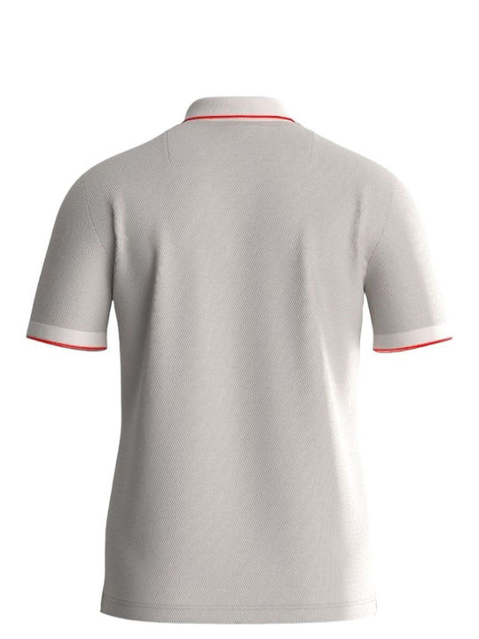 Guess Men's Athletic Short Sleeve Blouse Polo Beige