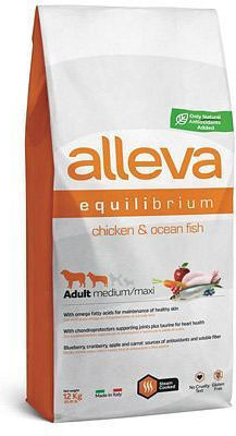 Alleva Equilibrium Adult 2kg Ξηρά Τροφή για Ενήλικους Σκύλους με Κοτόπουλο και Ψάρια