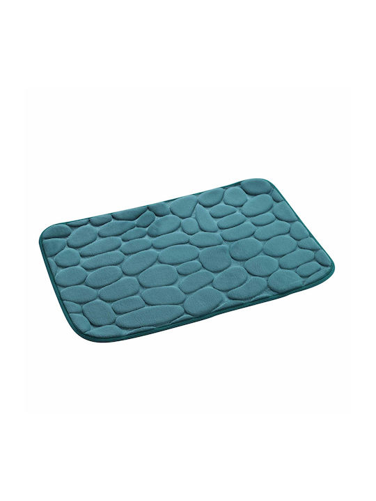 U10 Thizy Non-Slip Bath Mat Microfiber 1801976 Blue 50x80cm